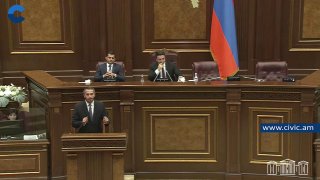 Рубен Рубинян поблагодарил Алена Симоняна и коллег на последнем заседании парламента 8-го созыва — что известно