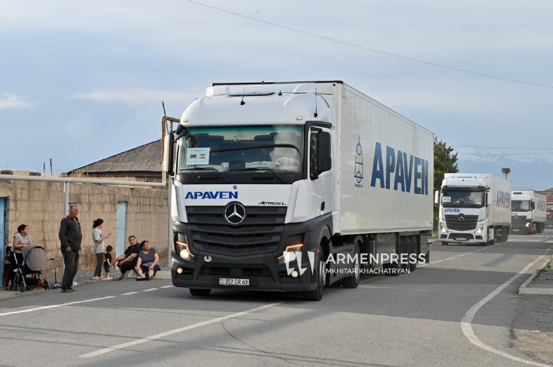 Армения отправила 80 тонн гуманитарной помощи Ливану через КПП Маргара на границе с Турцией