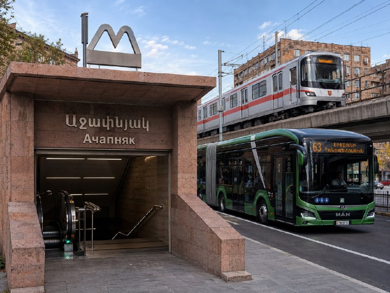 Инвестиции в транспорт Еревана: станция метро «Ачапняк» и 250 электробусов — что получат жители Шенгавита?