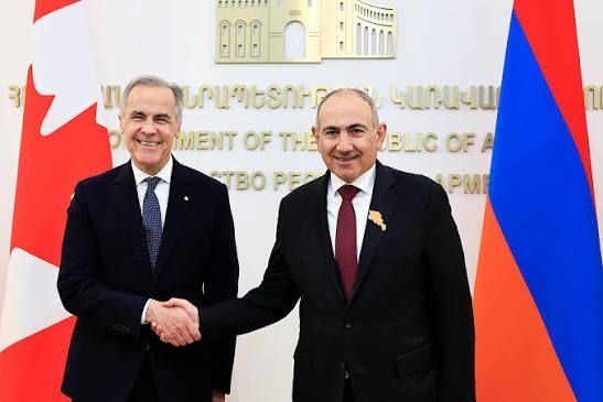Никол Пашинян поздравил Марка Карни с Днём Канады: акцент на армяно-канадском диалоге