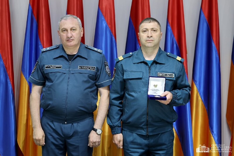 Спасатели Шенгавита отмечены наградами за поисковую операцию на реке Памбак